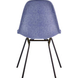 NyeKoncept Mid Century Classroom Side Chair | Weathered Blue/Gunmetal 331015CL3