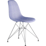 NyeKoncept Mid Century Eiffel Side Chair | Weathered Blue/Nickel 331015EM1