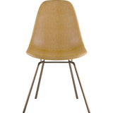 NyeKoncept Mid Century Classroom Side Chair | Aged Maple/Brass 331016CL2