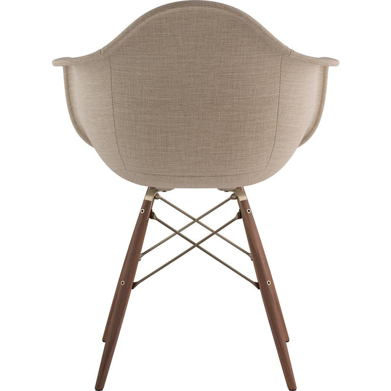 NyeKoncept Mid Century Dowel  Arm Chair | Light Sand/Brass 332001EW2