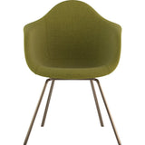 NyeKoncept Mid Century Classroom Arm Chair | Avocado Green/Brass 332002CL2