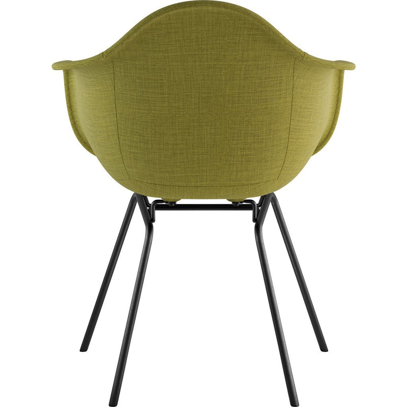NyeKoncept Mid Century Classroom Arm Chair | Avocado Green/Gunmetal 332002CL3