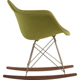 NyeKoncept Mid Century Rocker Chair | Avocado Green/Brass 332002RO2