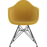 NyeKoncept Mid Century Eiffel Arm Chair | Papaya Yellow/Gunmetal 332003EM3