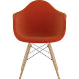 NyeKoncept Mid Century Dowel Arm Chair | Lava Red/Nickel 332004EW1