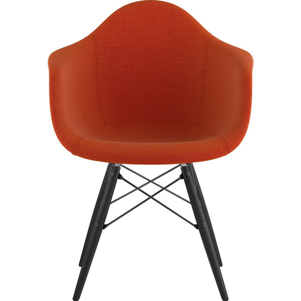 NyeKoncept Mid Century Dowel Arm Chair | Lava Red/Gunmetal 332004EW3