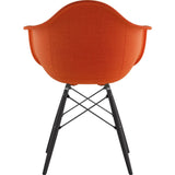 NyeKoncept Mid Century Dowel Arm Chair | Lava Red/Gunmetal 332004EW3