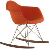 NyeKoncept Mid Century Rocker Chair | Lava Red/Brass 332004RO2
