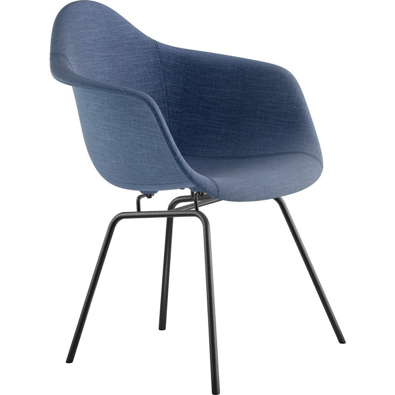 NyeKoncept Mid Century Classroom Arm Chair | Dodger Blue/Gunmetal 332006CL3