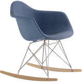NyeKoncept Mid Century Rocker Chair | Dodger Blue/Nickel 332006RO1