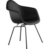 NyeKoncept Mid Century Classroom Arm Chair | Milano Black/Gunmetal 332009CL3