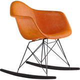 NyeKoncept Mid Century Rocker Chair | Burnt Orange/Gunmetal 332011RO3