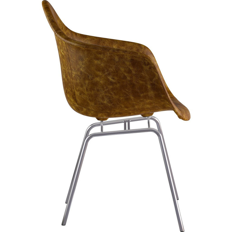 NyeKoncept Mid Century Classroom Arm Chair | Palermo Olive/Nickel 332012CL1