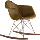 NyeKoncept Mid Century Rocker Chair | Palermo Olive/Brass 332012RO2