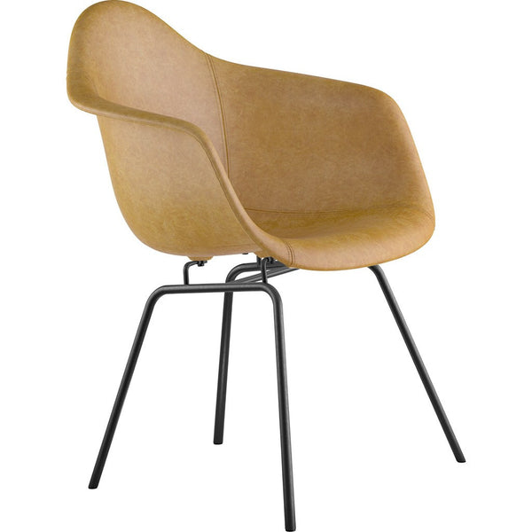 NyeKoncept Mid Century Classroom Arm Chair | Aged Maple/Gunmetal 332016CL3