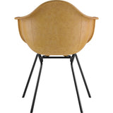 NyeKoncept Mid Century Classroom Arm Chair | Aged Maple/Gunmetal 332016CL3