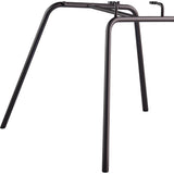 NyeKoncept Mid Century Classroom Arm Chair | Aged Maple/Gunmetal 332016CL3