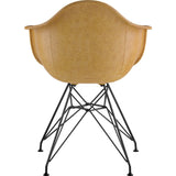 NyeKoncept Mid Century Eiffel Arm Chair | Aged Maple/Gunmetal 332016EM3