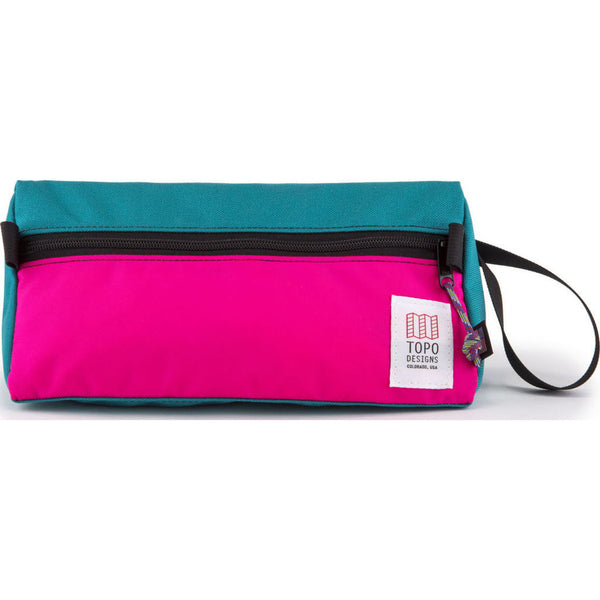Topo Designs Dopp Kit | Turquoise/Pink TDDKF17TQ/PK