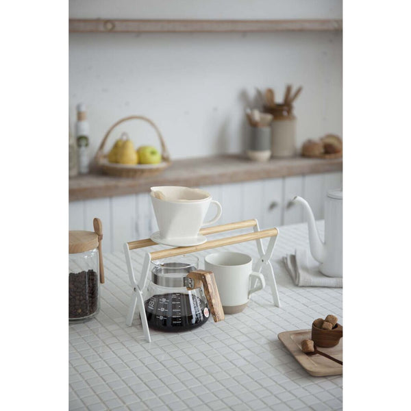Yamazaki Tosca Coffee Dripper Stand | White