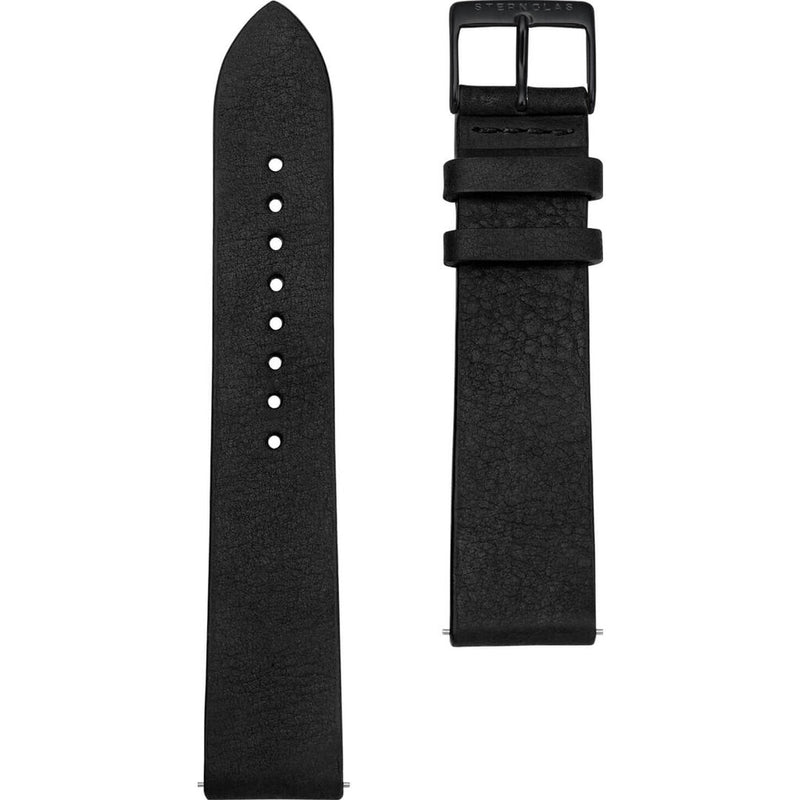 Sternglas Vintage Leather Strap 20mm | Nero Black