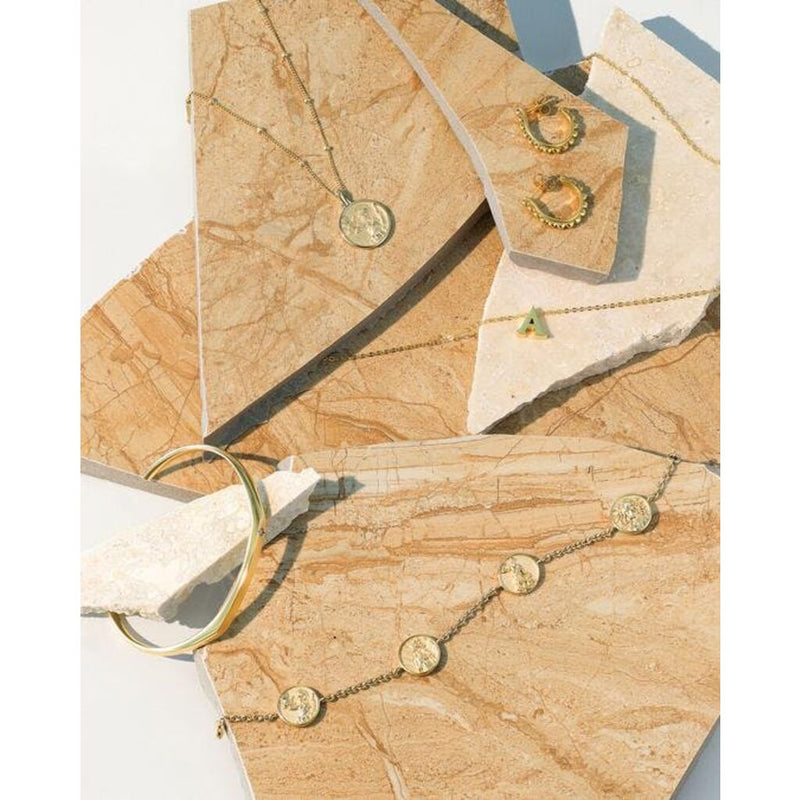 Awe Inspired Mini Cleopatra Necklace | Saturn Chain