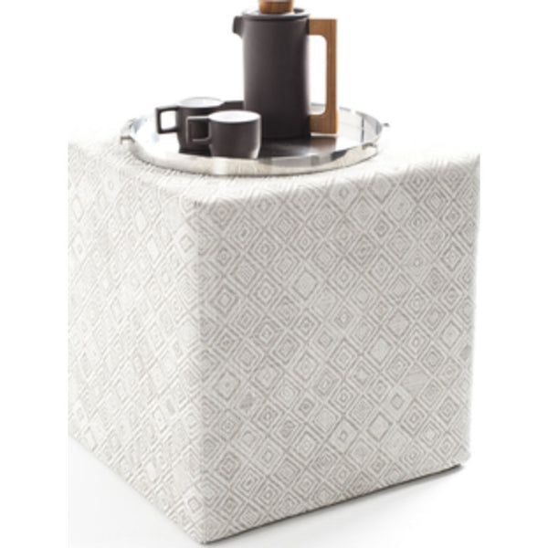 Chilewich Mosaic Cube Accent Table | Grey - 340122-002