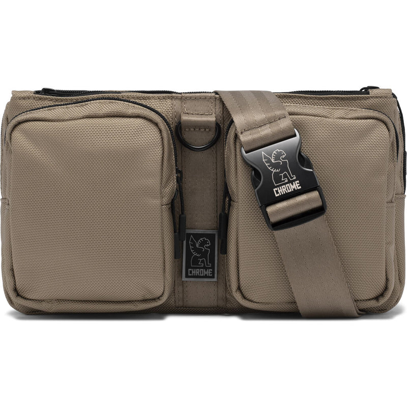 Chrome Mixed Notch Sling Bag | 5L Brown BG-239-DUNE-NA