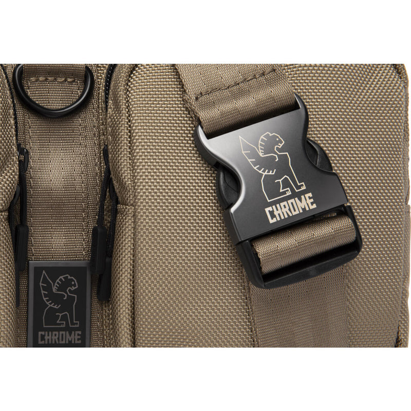 Chrome Mixed Notch Sling Bag | 5L Brown BG-239-DUNE-NA