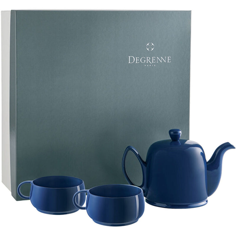 Degrenne Salam Teapot and 2 Mugs Gift Box | Monochrome