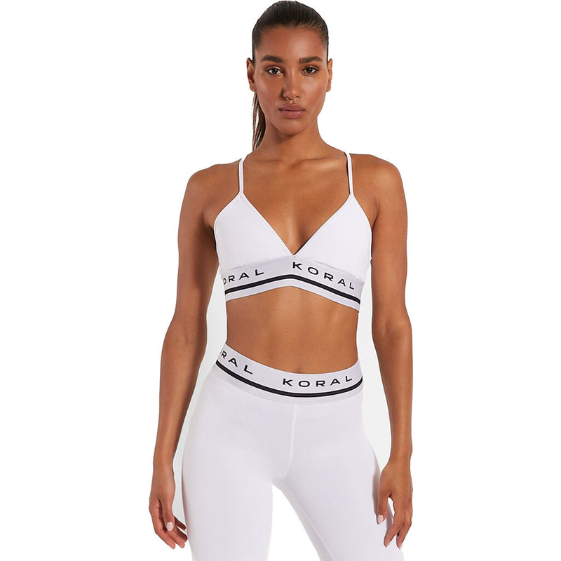 Koral Maddox Blackout Bra | White