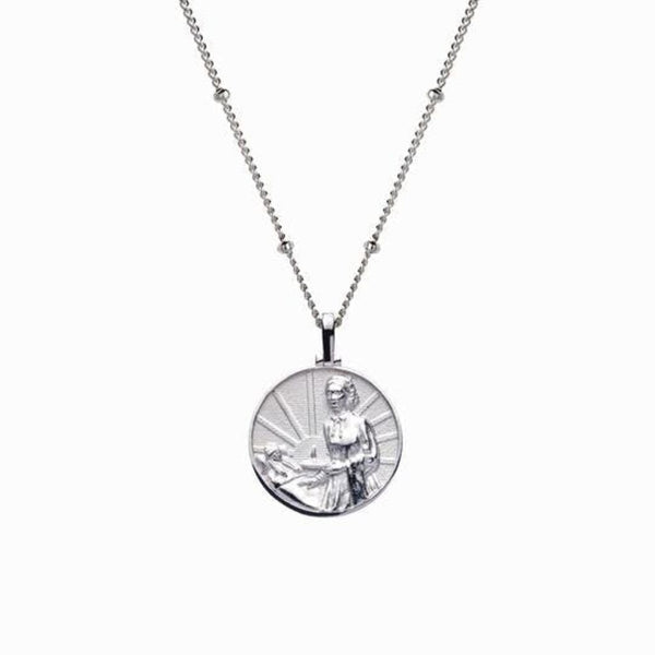 Awe Inspired Mini Florence Nightingale Necklace | Standard Saturn Chain