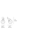 Artemide Miconos E26 Wall Light Max 100W