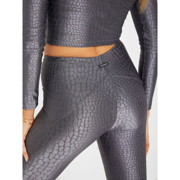 Koral Serve Pebble High Rise Legging - Onyx