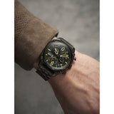 AVI-8 Hawker Hunter AV-4052-22 Retrograde Ground Camo Japanese Quartz Chronograph Watch | Stainless Steel/Green