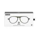 Izipizi Reading Glasses K-Frame | Green Crystal