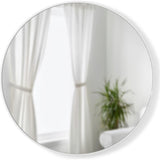 Umbra Hub Wall Mirror | White