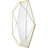 Umbra Prisma Mirror | Clear/Brass 358776-165