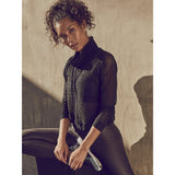 Koral Pump Open Mesh Pullover | Black