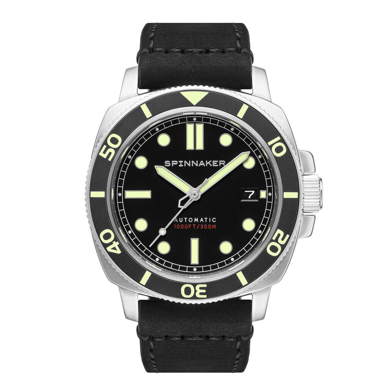 Spinnaker Hull SP-5088-01 Automatic Watch | Black/Black