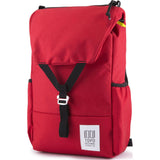 Topo Designs Y-Pack Commuter Backpack | Red TDYPF17RD