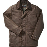 Filson Cover Cloth Mile Marker Coat | Dark Earth