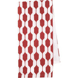 Zestt Logan Set of 2 Organic Cotton Tea Towels | Marsala