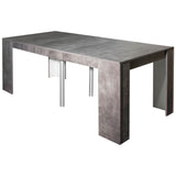 Symbiosis Elastic Expandable Console Table | Concrete