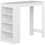 Symbiosis Aravis Dining Bar Table | White