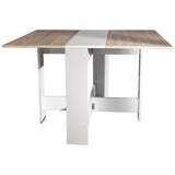 Symbiosis Papillon Foldable Table | White / Natural Oak