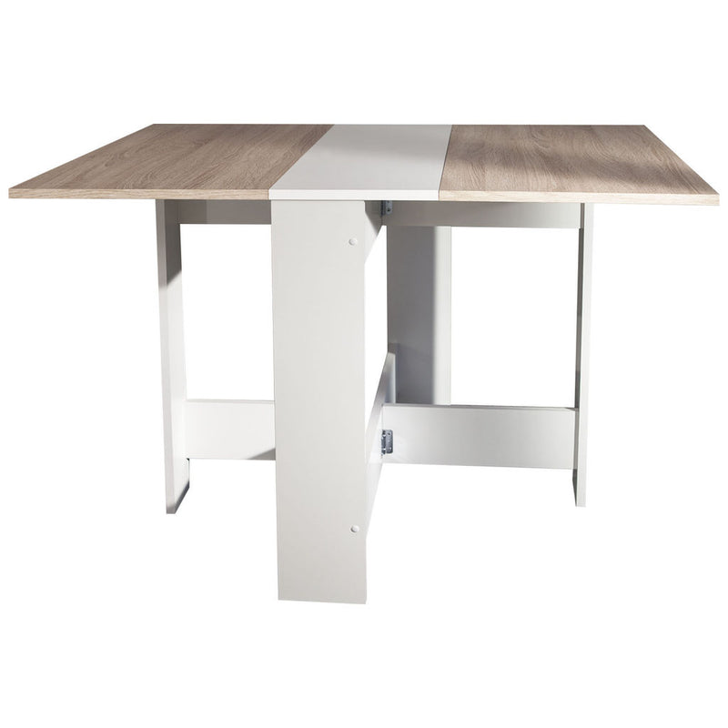 Symbiosis Papillon Foldable Dining + Console Table White / Natural O