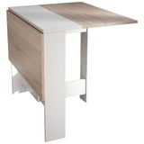 Symbiosis Papillon Foldable Table | White / Natural Oak