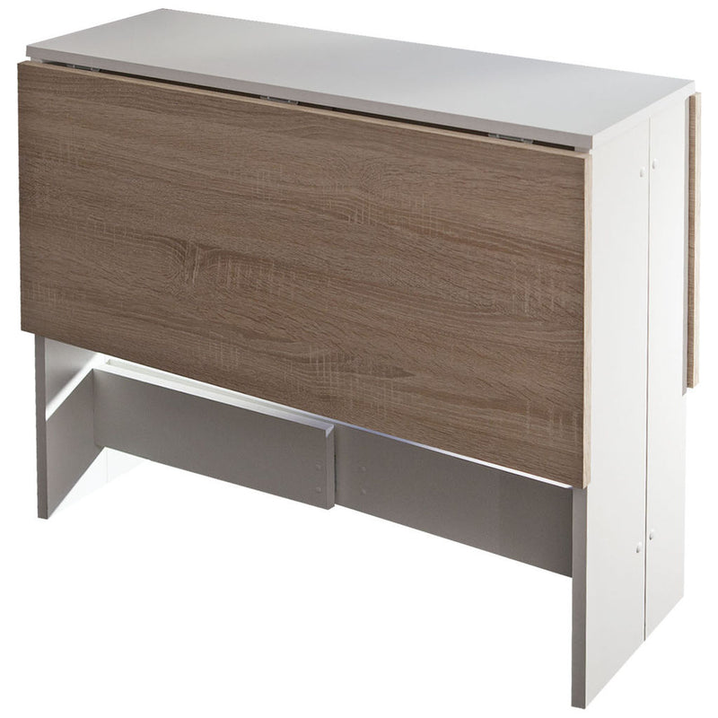 Symbiosis Papillon Foldable Dining + Console Table White / Natural O