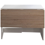 Symbiosis Papillon Foldable Table | White / Natural Oak